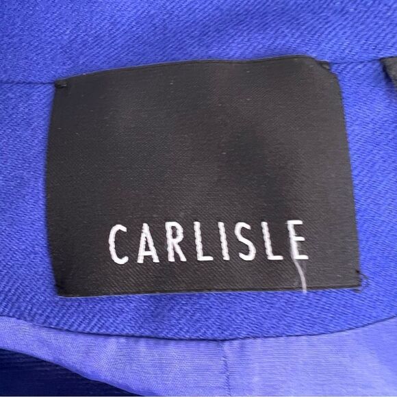 Carlisle Purple Double Breasted Blazer Size 0 - Picture 9 of 10